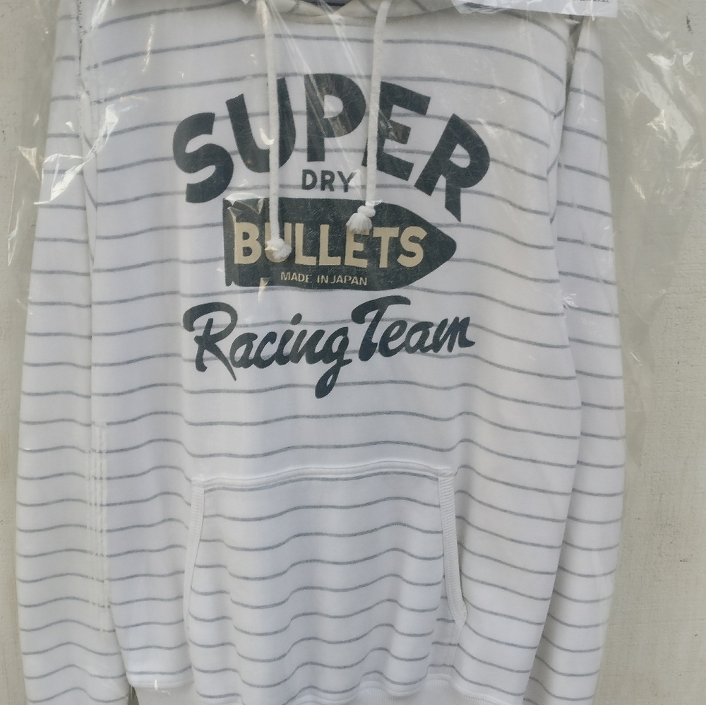 Super Dry striped hoody
